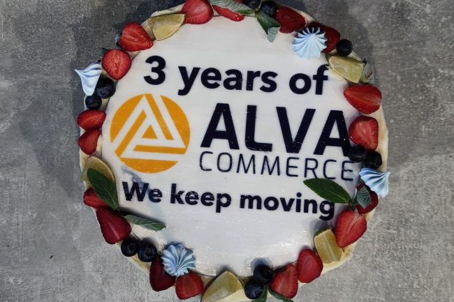 Alva Commerce team celebrated its 3rd-anniversary