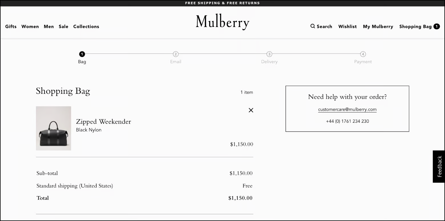 Seamless checkout is an essential UX practice for e-commerce