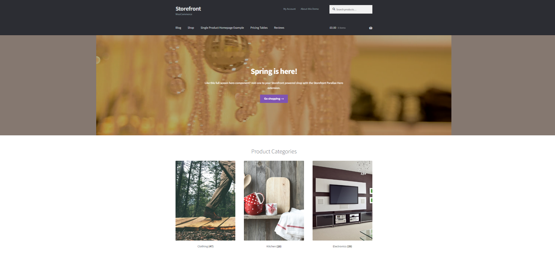 WooCommerce theme